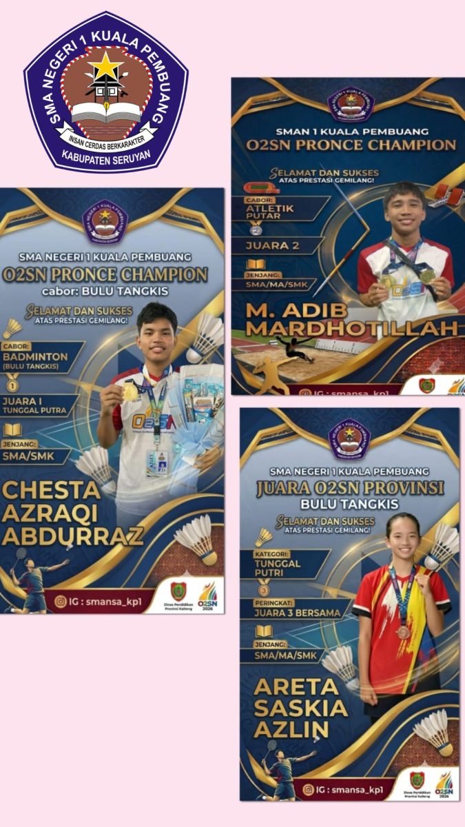 SMAN 1 Kuala Pembuang Borong Juara Bulu Tangkis dan Atletik O2SN Tingkat Provinsi Kalteng 2026